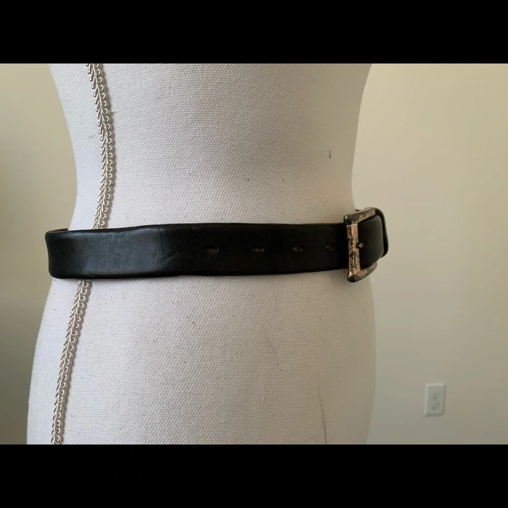 Leather belt